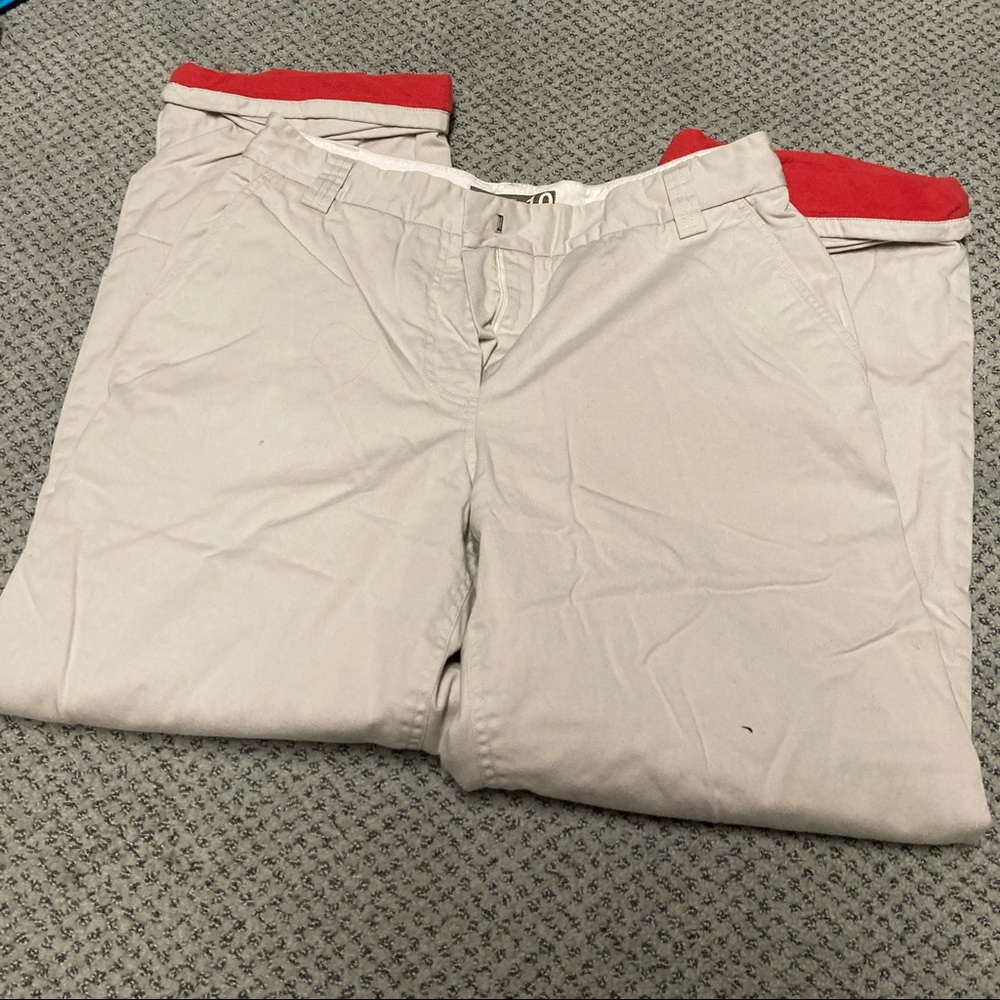 J Crew Fleece lined khakis